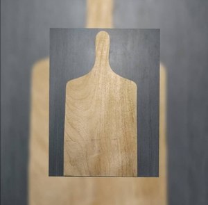 Tabla de Cortar de Madera con Acabado Natural y Asa, Forma Rectangular, Bloque de Corte para Cocina - Product Image 6