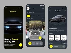 Application mobile de location de voitures pour MAC : Réserver des voitures en ligne, comparer les prix, gérer les réservations, suivre les locations, paiements sécurisés, stock - Product Image 1
