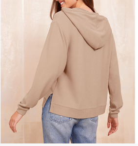 Sudadera con Capucha Corta Personalizada de Alta Calidad para Mujer, Sudadera con Capucha de Forro Polar Grueso de 345 g/m², Sudadera con Capucha Extra Grande para Mujer - Product Image 3