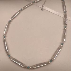 Collier de perles d'eau douce baroques de qualité supérieure, signature bleue, Zhuji, couleurs éblouissantes, collier au tempérament exquis - Product Image 2