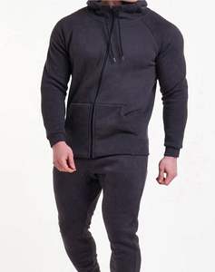 Conjuntos Deportivos de 2 Piezas para Hombre al por Mayor, con Cremallera, Sudadera con Capucha, Traje para Correr, Chaqueta con Logotipo Personalizado, Traje de Entrenamiento - Product Image 1