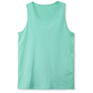 <b>Men's</b> 100% Combed Cotton <b>White</b> Knitted Eco-Friendly Fitness Bodybuilding Tank Tops Summer Gym Training <b>Vest</b> String Singlet - Product Image 3