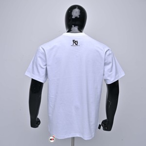 Camiseta de Algodón Blanca para Hombre, Cuello Redondo, Manga Corta, Diseño Casual Estampado, Transpirable, de Secado Rápido, Venta al Por Mayor - Product Image 2