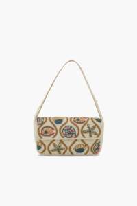 Bolso de mano bordado con cuentas y diseño de conchas y estrellas de mar, estilo bohemio, para mujer. - Product Image 3