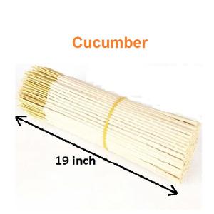 Varillas de incienso naturales de pepino de madera ecológicas de 19 pulgadas Suministro a granel más vendido (blanco) - Product Image 1