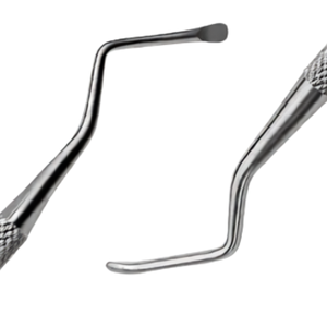 Cureta para Huesos de Acero Inoxidable Lucas Manual # 88 Instrumentos Quirúrgicos Dentales de Doble Punta de 5mm con Puntas Lisas Tipo Cuchara para Extracción Ósea - Product Image 6