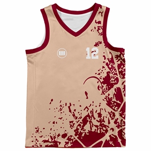 Nuevo Diseño de Uniforme de Baloncesto Sublimado Transpirable, Conjunto de Jersey y Pantalones Cortos con Patrón Degradado, Secado Rápido, Absorbe la Humedad, Anti-UV 100% - Product Image 3