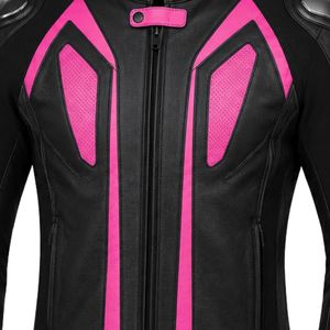 Conjunto de Motocicleta Negro y Rosa para Hombre, Chaqueta y Pantalones de Motociclismo, Equipo de Protección, Ropa Ligera para Carreras y Turismo - Product Image 6
