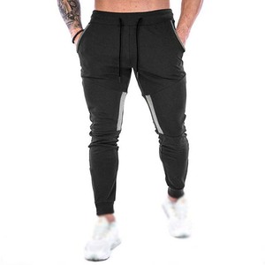 Men's <b>Black</b> <b>Slim</b> <b>Fit</b> Cuffed <b>Jogger</b> Sweatpants Elastic Waist Knitted Sporty Track Pants Autumn - Product Image 5