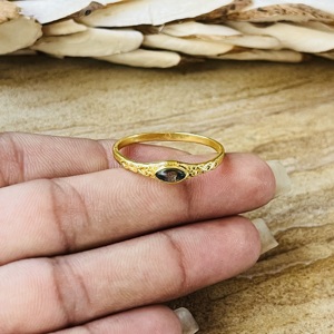 Modern Unique 18k Gold Plated <b>Labradorite</b> <b>Ring</b> Minimal Brass Dainty <b>Ring</b> Minimalist Vintage <b>Ring</b> Wholesale <b>Ring</b> For Women - Product Image 3