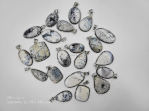 จี้คริสตัลโอปอล Dendritic จี้สร้อยคออัญมณีธรรมชาติจี้แฟชั่นขายส่งความรัก - Product Image 2