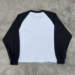 Semetal Men's <b>Raglan</b> Sleeve <b>T</b>-<b>Shirt</b> With Photo Print Contrast Trim Street Style O-Neck Regular Fit Cotton Jersey - Product Image 3