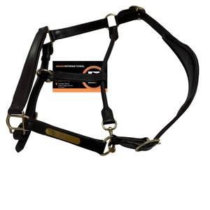 บังเหียนม้าหนังแท้คุณภาพพรีเมียมแบบอังกฤษ พร้อมสายรัดจมูกและสายรัดศีรษะบุนุ่ม – สายรัดศีรษะสำหรับขี่ม้าที่ปรับได้และทนทาน - Product Image 5