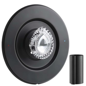 Kit de Accesorios para Ducha RKB0009 de Latón, Negro Mate, Montado en la Pared para Baño - Product Image 1