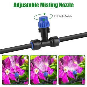 Kit Sistema di Irrigazione a Goccia Regolabile da 22,86m in PVC per Giardino con Ugelli Nebulizzatori - Sistema Completo per Irrigazione Patio - Product Image 6