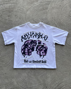 Camisetas Gráficas Streetwear, Camisetas Blancas para Impresión DTG, Camisetas Personalizadas Vintage de Gran Tamaño, Ropa para Hombre de Tallas Grandes, Lavado Ácido - Product Image 2