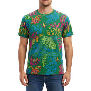 Camiseta de Algodón Bordada Premium para Hombre, Suave, Transpirable, Estilo Casual de Verano, Clásica, Urbana - Product Image 2