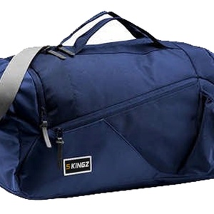 กระเป๋าออกกำลังกาย 5 Sports Gym ลายสก็อตสีน้ำเงิน ผ้า Oxford ขนาด 40-55 ลิตร กันน้ำ ปิดด้วยซิป ช่องเก็บของภายในทนทาน - Product Image 3