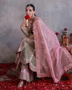 Robes décontractées pakistanaises et indiennes de qualité supérieure pour femmes, Nouveautés 2026, Salwar Kameez en tissu Lawn, ODM 2016 - Product Image 4