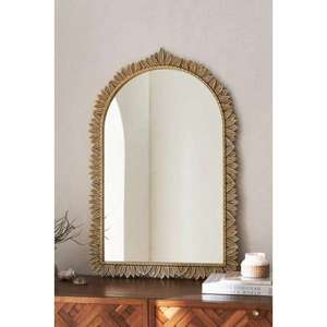 Miroir mural de style Art Déco européen de luxe avec bord poli pour chambre à coucher, maison, hôtel, cadeau d'anniversaire - Product Image 1