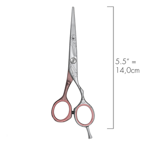 Hairdressing Scissors Floral Engraved <b>Ceramic</b> Stainless Steel Adjustable Tension Professional Salon Shears Hair Salon Supplies - Product Image 3
