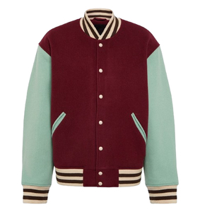 High Quality Custom Logo Satin Jacket Men <b>Cool</b> Style <b>Patch</b> Logo Casual Outdoor Professional College Team Wear Fur Leather - Product Image 5