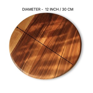 ถาดไม้หมุนสองชั้นแบบหมุนได้เรียบสำหรับเสิร์ฟเครื่องเทศบนโต๊ะ - Product Image 5