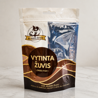 Sachets d'emballage personnalisés pour poisson séché avec fenêtre transparente, pochettes verticales à fermeture éclair numériques pour snacks de fruits de mer et poisson séché