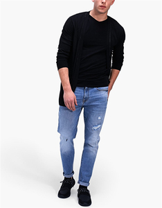 T-shirt en coton peigné 65/35 polyester/coton, coupe ajustée, manches courtes, respirant, personnalisable, Next Level Apparel - Product Image 3