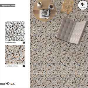 Carreaux de sol extérieurs en céramique 400x400mm, antibactériens, antidérapants, aspect brique, design moderne, pose adhésive, pour supermarchés et extérieur - Product Image 2