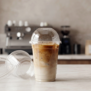 Gobelets jetables transparents du Vietnam 95 mm, 16, 20, 22 oz, en plastique PP/PET avec couvercle, pour boissons, jus, boissons froides, café - Product Image 4