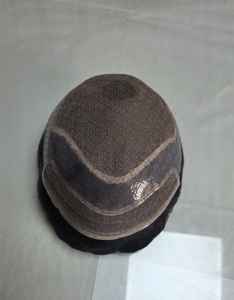 Taz Hair BD Prothèse capillaire frontale en dentelle pour hommes, cheveux humains Remy indiens, ondulation Water Wave, avec patchs centraux - Product Image 5