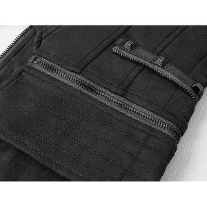 ALOZMAK Unisex Genuine Leather Biker <b>Jacket</b> Winter Waterproof Windproof Quick Dry Breathable Stand Collar Custom OEM Service - Product Image 6
