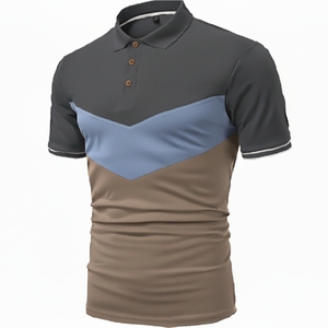 Mens <b>Classic</b> Polo Shirt Short Sleeve Soft Breathable Fabric Casual Summer Fashion Comfortable Fit Top - Product Image 3