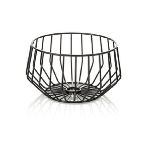 ตะกร้าผลไม้โลหะแบบดั้งเดิม ดีไซน์สวยงาม ตกแต่งบ้านสไตล์ชาติพันธุ์ ใช้จัดเก็บของในครัว โต๊ะอาหาร  รับสั่งทำตามขนาดและรูปทรงที่ต้องการ - Product Image 6