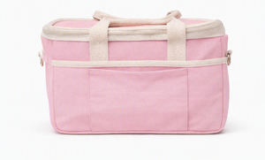 Green Cooler Bag Zipper Tote Pan Carrier with Side Pocket for Grocery Travel hot food hold thermal tote bag - Product Image 4