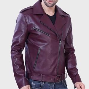 Best Selling High Quality Clush <b>Men's</b> Leather <b>Jacket</b> Streetwear Winter Custom Made Lightweight <b>Long</b> Sleeves Casual Wear Bulk - Product Image 4