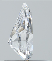 Untuk Berlian Alami Bentuk Pir 0.7Ct D SI2 Bersertifikat Merek Aniva Model ND049 untuk Pembuatan Perhiasan Berkualitas Tinggi.