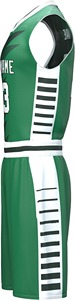 Fournisseur professionnel d'uniformes de basketball personnalisés, ensemble de maillots et shorts d'entraînement respirants, production en gros - Product Image 2