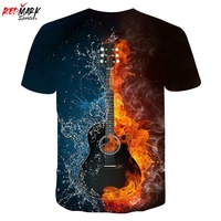 T-shirt d'été imprimé 3D pour hommes, hauts à la mode Hip-Hop Rock And Roll T-shirt 2023 Top Design chemises de haute qualité pour hommes