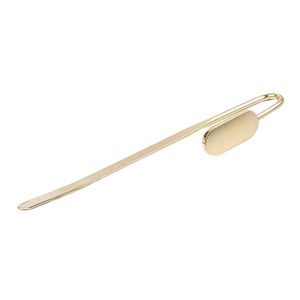 Marcapáginas de Cuello de Cisne con Gancho Liso, Marcapáginas Metálico Hecho a Mano con Acabado Dorado, Lindo Regalo para Amantes de los Libros, Accesorios de Lectura - Product Image 6
