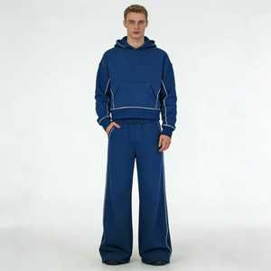 Servicio OEM, Conjunto Deportivo de Moda para Hombre, Estilo Informal, Invierno, con Diseño Personalizado, Estampado Gráfico, Bordado con Logotipo Propio - Product Image 5