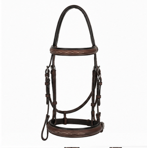 Bridons pour chevaux cousus main de qualité supérieure, fabricant de matériel équestre en cuir sur mesure de Divine International - Product Image 2
