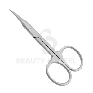 Professional Curved Cuticle Scissors with Needle-Sharp Tips and <b>Sandblasted</b> Matte Finish for Precision Care - Product Image 3
