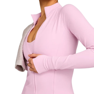 Chaqueta Deportiva Ligera y Elástica para Mujer, Personalizable, con Cierre Completo, Transpirable, para Entrenamiento, Cómoda - Product Image 3