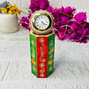 New Design High Quality Home Bedroom Living Room Decoration Natural Marble <b>Desk</b> Table Art <b>Clock</b> Best Price - Product Image 1