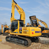 Excavatrice sur chenilles hydraulique Komatsu de haute qualité, sans fuite d'huile, pièces d'origine Komatsu PC210, excavatrice d'occasion