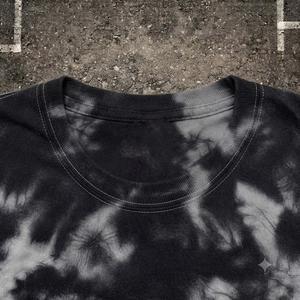 Camiseta de Hombre de Manga Corta con Cuello Redondo, Lavado Ácido, Estilo Vintage, Efecto Desgastado por el Sol, Oversize, 245 g/m², 100% Algodón - Product Image 4