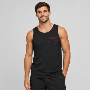 Camiseta Deportiva Personalizada para Hombre, Camiseta sin Mangas con Tela Elástica, Movimiento Flexible, Absorción de Humedad - Product Image 1