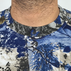 Nouveau T-shirt de sport en coton pour homme 2026, col rond, grande taille, manches courtes, motif uni, vêtement de musculation - Product Image 4